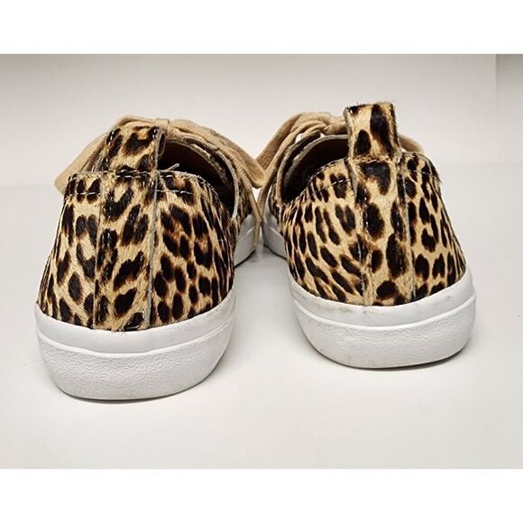 Lucky Brand Dansbey Cheetah Print Casual Sneakers Shoes Color Brown Size US 7.5M - Picture 9 of 15